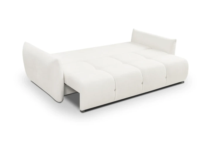 Sofa Nubi z funkcją spania i pojemnikiem Kremowy