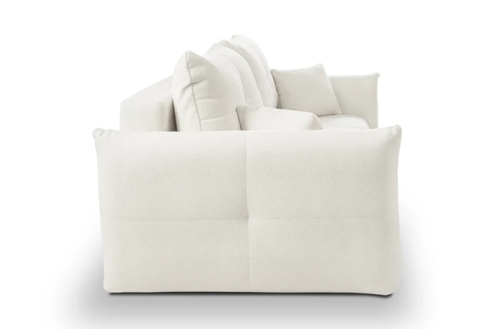 Sofa Nubi z funkcją spania i pojemnikiem Kremowy
