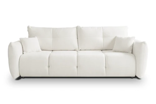 Sofa Nubi z funkcją spania i pojemnikiem Kremowy