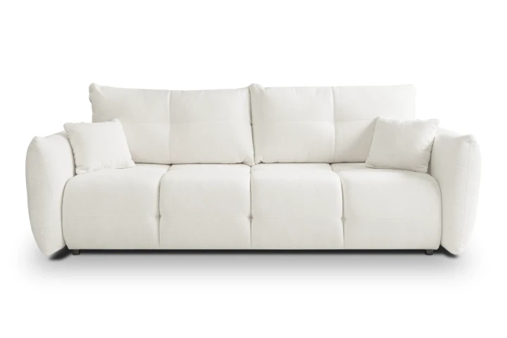 Sofa Nubi z funkcją spania i pojemnikiem Kremowy