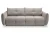 Sofa Nubi z funkcją spania i pojemnikiem Szary