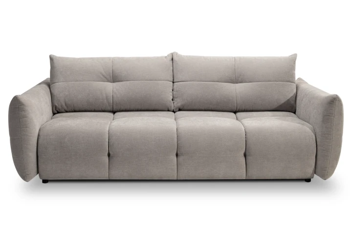Sofa Nubi z funkcją spania i pojemnikiem Szary