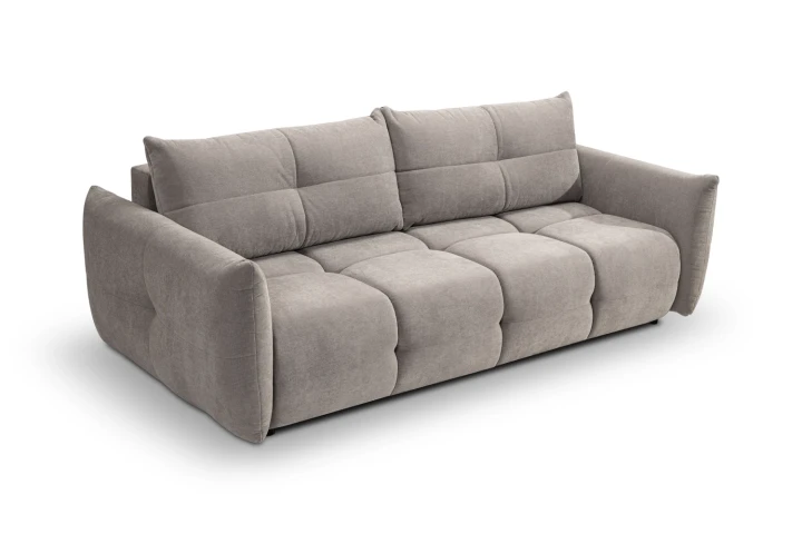 Sofa Nubi z funkcją spania i pojemnikiem Szary