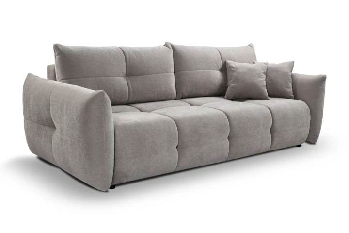 Sofa Nubi z funkcją spania i pojemnikiem Szary