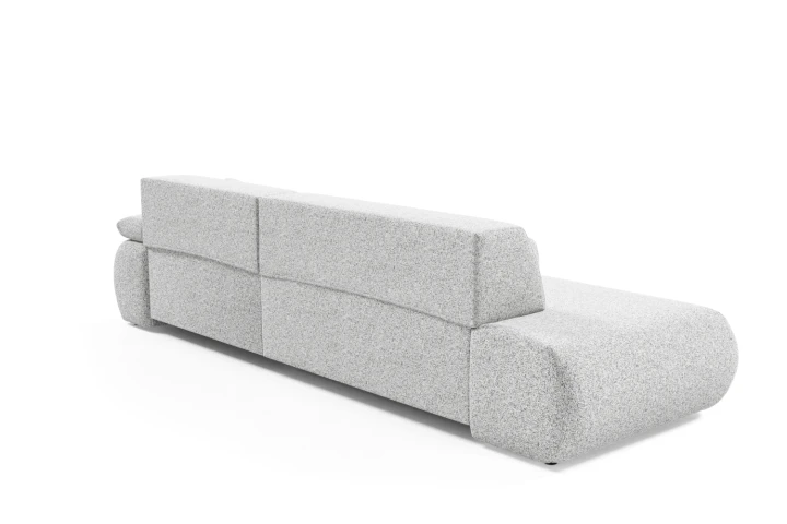 Narożnik z funkcją spania i pojemnikiem Duna Szary