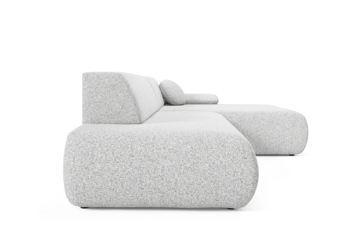 Narożnik z funkcją spania i pojemnikiem Duna Szary