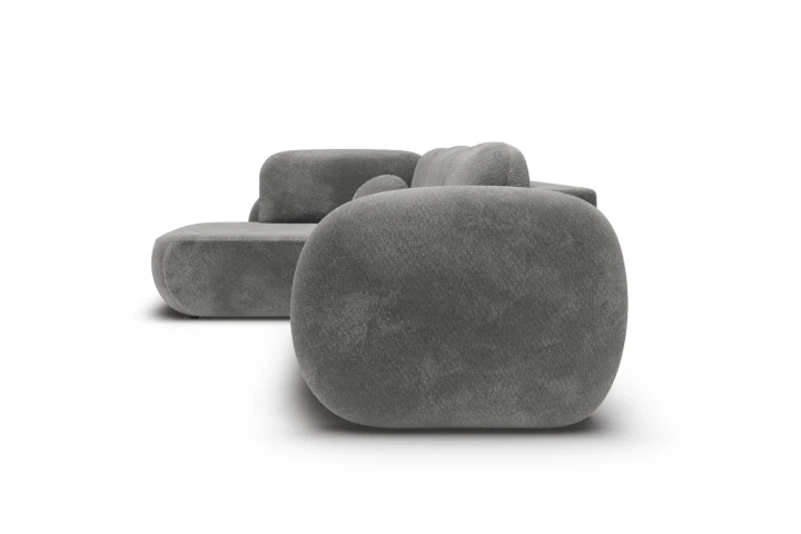 Narożnik do salonu z funkcją spania Mochi Szary