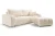 Pufa Noma Jasny Beż z narożnikiem