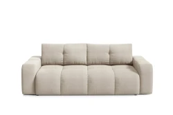 Sofa z funkcją spania i pojemnikiem na pościel Mellow Beż Piaskowy