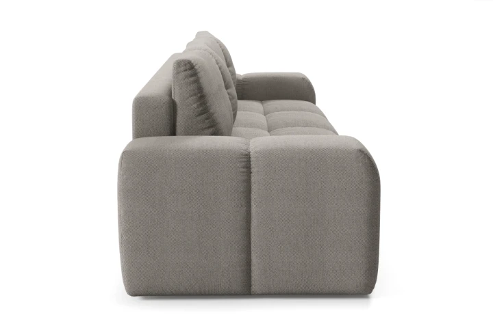 Sofa z funkcją spania i pojemnikiem na pościel Mellow Szarobeżowy