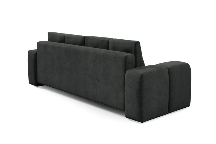 Sofa z funkcją spania i pojemnikiem na pościel Mellow Grafitowy