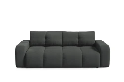 Sofa z funkcją spania i pojemnikiem na pościel Mellow Grafitowy