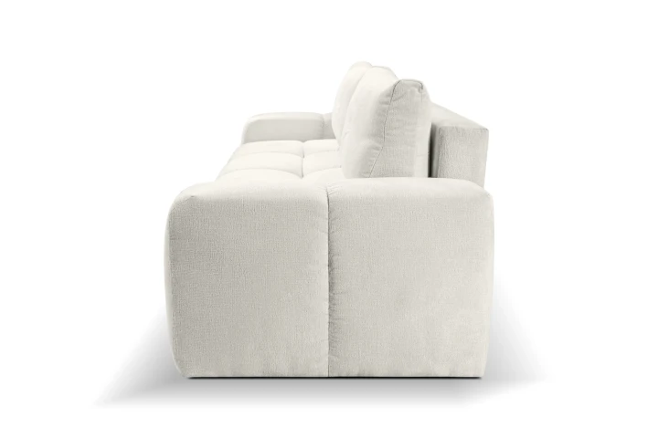 Sofa z funkcją spania i pojemnikiem na pościel Mellow Jasny Beż