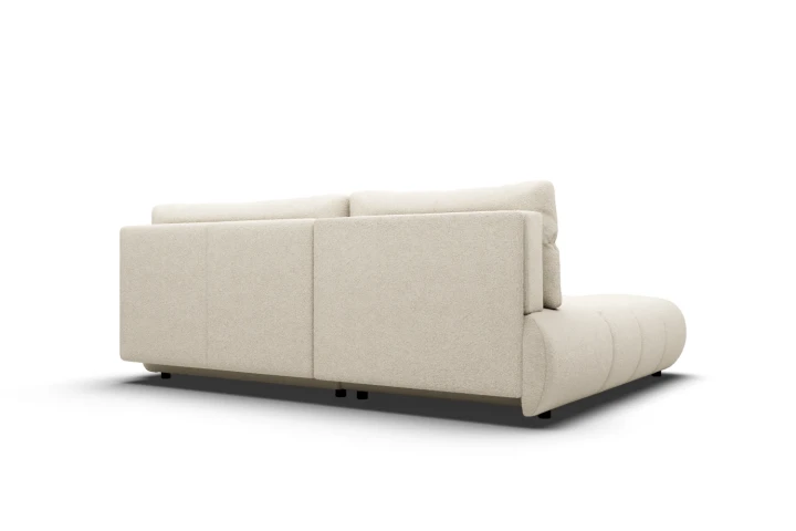 Narożnik Nami z funkcją spania i pojemnikiem na pościel Kremowy