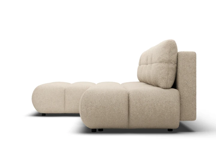 Narożnik Nami z funkcją spania i pojemnikiem na pościel Beżowy