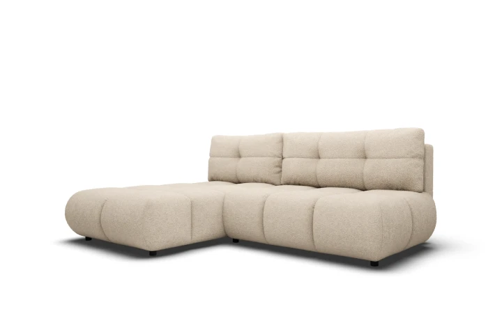 Narożnik Nami z funkcją spania i pojemnikiem na pościel Beżowy