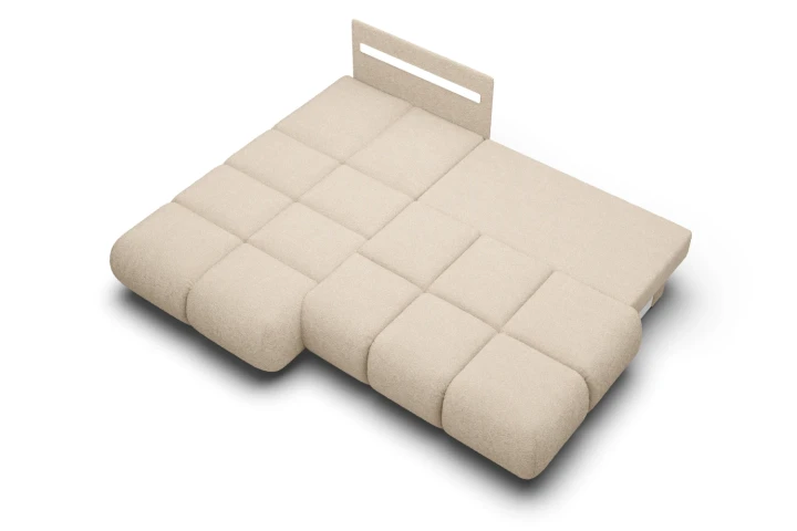 Narożnik Nami z funkcją spania i pojemnikiem na pościel Beżowy