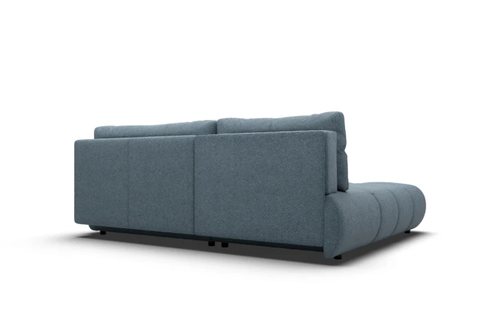 Narożnik Nami z funkcją spania i pojemnikiem na pościel Ciemny Niebieski