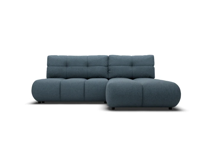 Narożnik Nami z funkcją spania i pojemnikiem na pościel Ciemny Niebieski Prawy