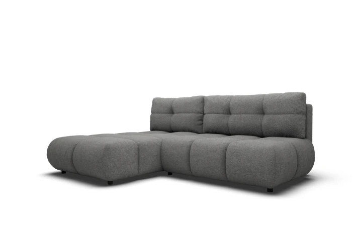 Narożnik Nami z funkcją spania i pojemnikiem na pościel Szary