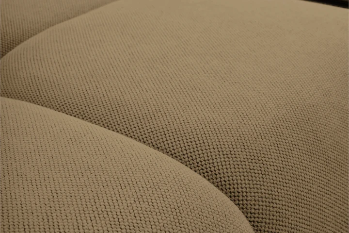 Narożnik U z funkcją spania i pojemnikiem na pościel Mellow Brązowy