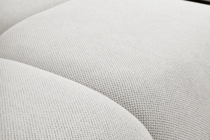 Narożnik U z funkcją spania i pojemnikiem na pościel Mellow Jasny Szary