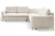 Narożnik L z funkcją spania i pojemnikiem na pościel Elara Beżowy Prawy