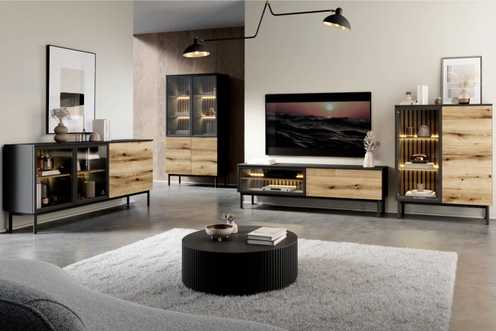 Kolekcja Largo Dąb Evoke Czarny