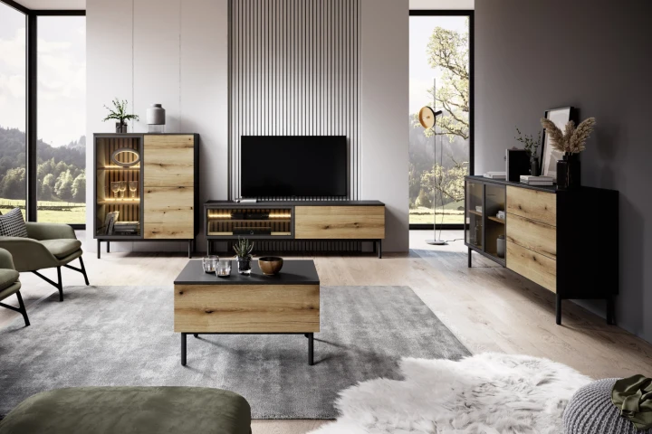 Kolekcja Largo Dąb Evoke Czarny