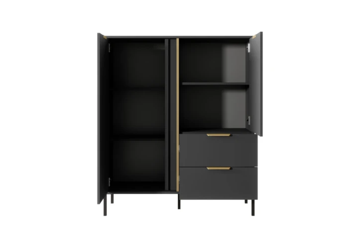 Komoda wysoka Axis dwudrzwiowa z szufladami