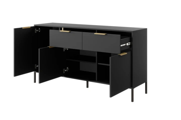 Komoda Axis trzydrzwiowa z szufladami