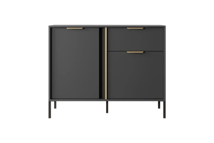 Wąska komoda z drzwiami i szufladą Axis