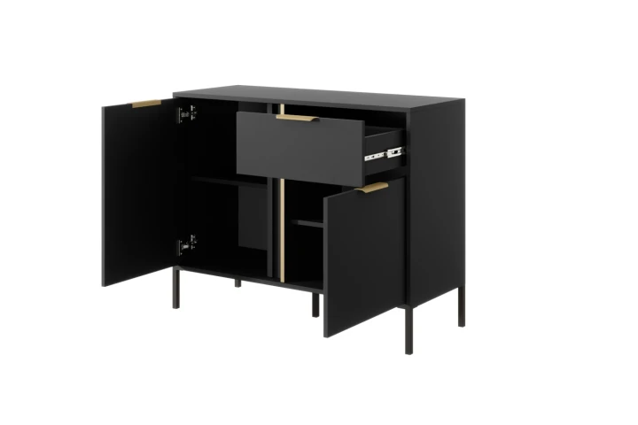 Wąska komoda z drzwiami i szufladą Axis