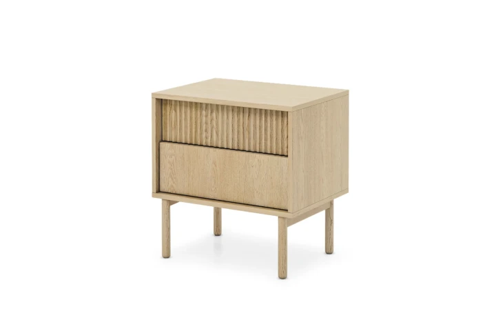 Szafka nocna z szufladami Nore Dąb Cremona