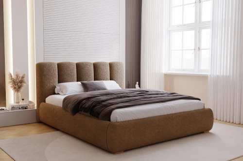 Łóżko tapicerowane z pojemnikiem i metalowym stelażem Velluto - Quelle 22