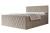 Łóżko kontynentalne z pojemnikiem na pościel Diamond Szaro-beżowy
