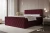 Łóżko kontynentalne z pojemnikiem na pościel Diamond Bordowy