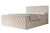 Łóżko kontynentalne z pojemnikiem na pościel Diamond Ecru