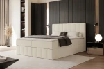 Łóżko kontynentalne z pojemnikiem na pościel Elite Śmietankowy