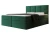 Łóżko kontynentalne z pojemnikiem na pościel Imperial Zielony