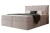 Łóżko kontynentalne z pojemnikiem na pościel Vertico Szaro-beżowy