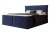 Łóżko kontynentalne z pojemnikiem na pościel Vertico Granatowy