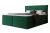 Łóżko kontynentalne z pojemnikiem na pościel Vertico Zielony