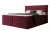 Łóżko kontynentalne z pojemnikiem na pościel Vertico Bordowy