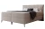 Łóżko kontynentalne z nóżkami i pojemnikiem na pościel Vertico Szaro-beżowy
