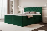 Łóżko kontynentalne z pojemnikiem na pościel Royal Zielony