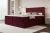 Łóżko kontynentalne z pojemnikiem na pościel Royal Bordowy