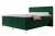 Łóżko kontynentalne z nóżkami i pojemnikiem na pościel Royal Zielony