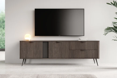 Szafka RTV z drzwiczkami i szufladami Teris Dąb Dunin