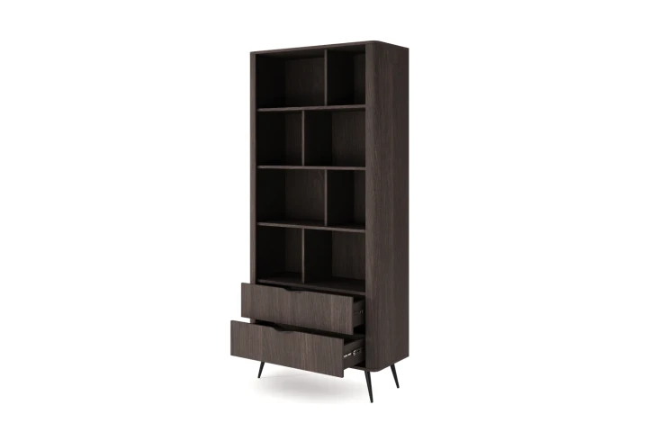 Wysoki regał z szufladami Teris Dąb Dunin